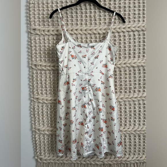 MARSHALLS Small White Floral Summer Dress - Picture 3 of 4